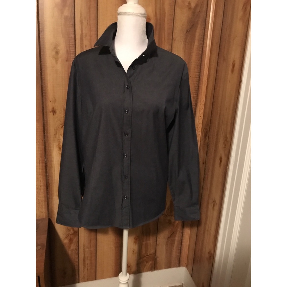 NY&CO Denim Blue Button Down Shirt